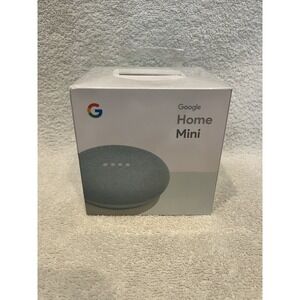 Google Home Mini GA00275-US Smart Speaker with Google Assistant - Aqua Sealed